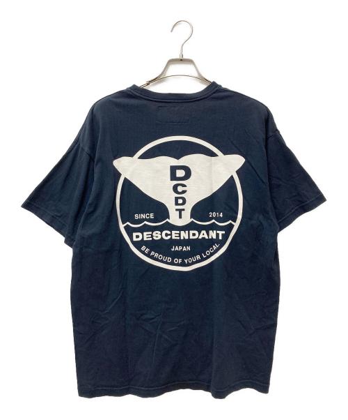DESCENDANT（ディセンダント）DESCENDANT (ディセンダント) FLUKE UP Tシャツ ネイビー サイズ:2の古着・服飾アイテム