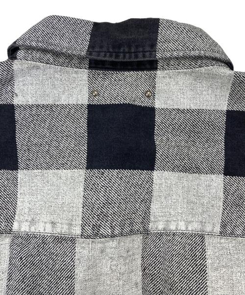 MINEDENIM（マインデニム）MINEDENIM (マインデニム) バッファローチェックシャツ 1909-5002-07-022 ブラック サイズ:2の古着・服飾アイテム