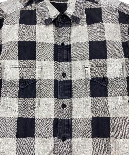 MINEDENIM（マインデニム）MINEDENIM (マインデニム) バッファローチェックシャツ 1909-5002-07-022 ブラック サイズ:2の古着・服飾アイテム
