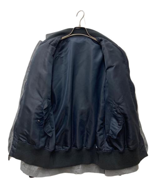 uniform experiment（ユニフォームエクスペリメント）uniform experiment (ユニフォームエクスペリメント) REVERSIBLE MA-1 BLOUSON ネイビー サイズ:3の古着・服飾アイテム