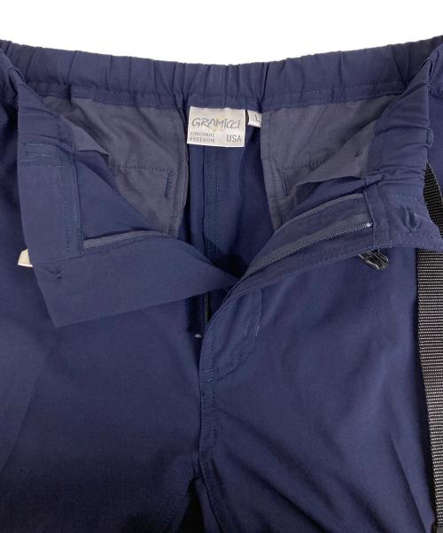 GRAMICCI（グラミチ）GRAMICCI (グラミチ) ストレッチメランジトラウザーパンツ GMP-19S843 ネイビー サイズ:Lの古着・服飾アイテム
