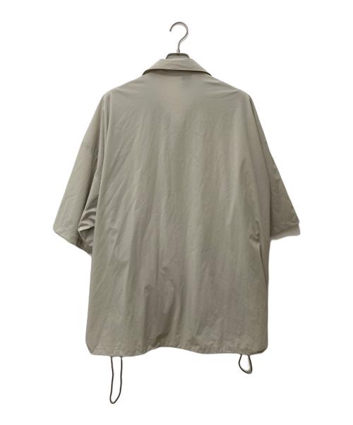 N.HOOLYWOOD（エヌ ハリウッド）N.HOOLYWOOD (エヌ ハリウッド) HALF SLEEVE BIG SHIRT　2221-SH52-009 ベージュ サイズ:38の古着・服飾アイテム