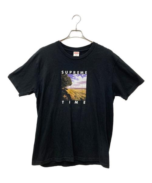 SUPREME（シュプリーム）SUPREME (シュプリーム) Time Tee ブラック サイズ:Mの古着・服飾アイテム