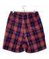 SUPREME (シュプリーム) Plaid Velour Short ネイビー×レッド サイズ:M：8000円