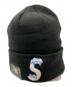 SUPREME×New Eraシュプリーム×ニューエラ）の古着「S Logo ice Beanie」｜ブラック
