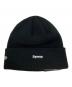 中古・古着 SUPREME (シュプリーム) New Era (ニューエラ) S Logo ice Beanie ブラック 未使用品：7000円