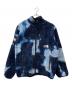 THE NORTH FACE（ザ ノース フェイス）の古着「Bleached Denim Print Fleece Jacket Indigo」｜ブルー