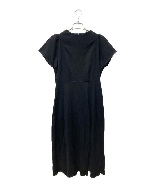 UNTITLED（アンタイトル）UNTITLED (アンタイトル) 楊柳ジャージワンピース　153-54501 ブラック サイズ:１の古着・服飾アイテム