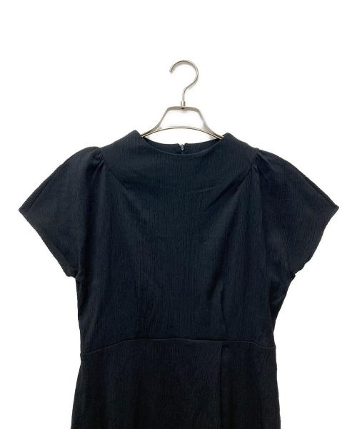 UNTITLED（アンタイトル）UNTITLED (アンタイトル) 楊柳ジャージワンピース　153-54501 ブラック サイズ:１の古着・服飾アイテム