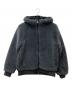 THREE DOTS（スリードッツ）の古着「upcycled eco fur hoodie blouson」｜グレー