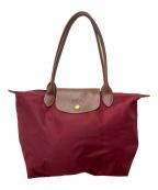 LONGCHAMPロンシャン）の古着「ル プリアージュ 折りたたみトートバッグ」｜レッド