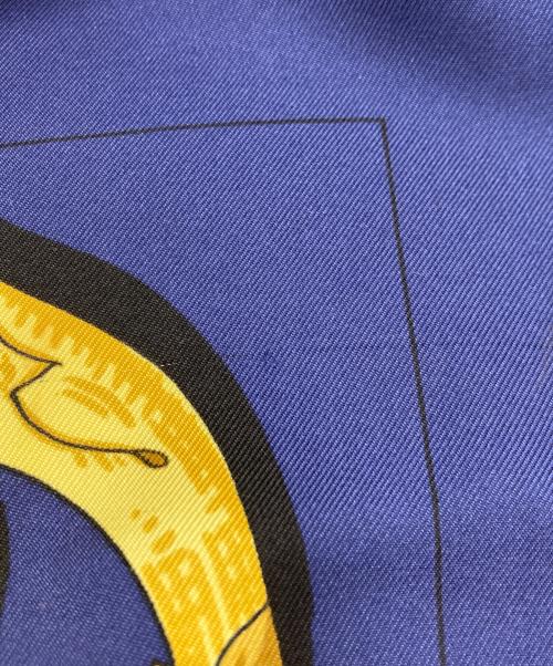 HERMES（エルメス）HERMES (エルメス) カレ90 LE MORS A LA CONETABLE・轡の気品 ネイビーの古着・服飾アイテム