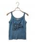 Hysteric Glamour（ヒステリックグラマー）の古着「ロゴパイルキャミソール 2CR-1920」｜ブルー