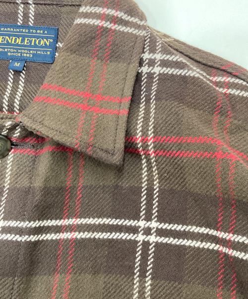 PENDLETON（ペンドルトン）PENDLETON (ペンドルトン) CPOジャケット 9475-7113 ブラウン サイズ:Mの古着・服飾アイテム