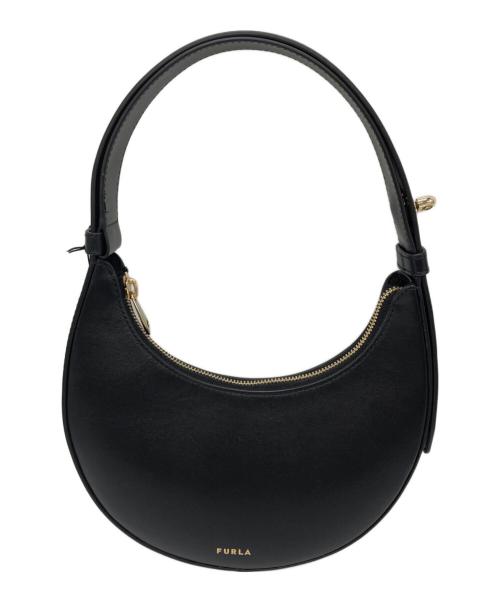 FURLA（フルラ）FURLA (フルラ) ハーフムーンショルダーバッグ　WE00649 AX0733　DELIZIA MINI　WE00649 AX0733 ブラックの古着・服飾アイテム