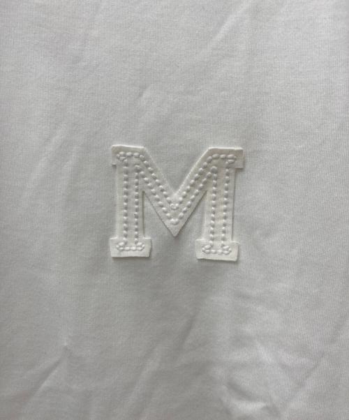 Mila Owen（ミラオーウェン）Mila Owen (ミラオーウェン) Ｍロゴ2サイズハイラインTシャツ　09WCT251078 ホワイト 未使用品の古着・服飾アイテム