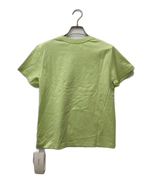 Mila Owen（ミラオーウェン）Mila Owen (ミラオーウェン) Ｍロゴ2サイズハイラインTシャツ 黄緑 未使用品の古着・服飾アイテム