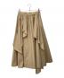 Loulou Willoughby（ルルウィルビー）の古着「イレギュラーラッフルスカート　21242011040」｜ベージュ