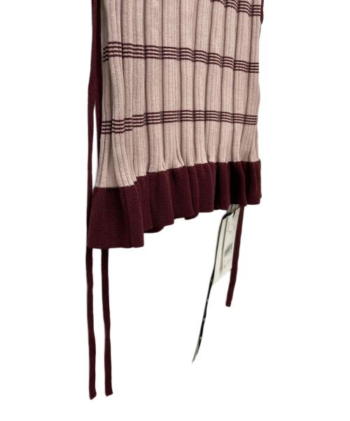 Ameri（アメリ）Ameri (アメリ) MEDI PURIPURI SHORT KNIT TOP　0225101930930 ピンク サイズ:Fの古着・服飾アイテム