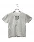 THINGS THAT MATTER（シングスザットマター）の古着「TONDABAYASHI RAN × HEART CROPPED T-SHIRT　0584TM1382P」｜ホワイト