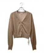 FRAY IDフレイ アイディー）の古着「ギャラクシーカーディガン　FWNT252049」｜ベージュ