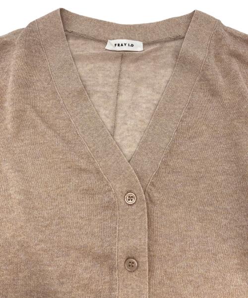 FRAY ID（フレイ アイディー）FRAY ID (フレイ アイディー) ギャラクシーカーディガン　FWNT252049 ベージュ サイズ:ONE SIZE 未使用品の古着・服飾アイテム