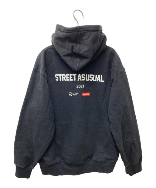 SUPREME（シュプリーム）SUPREME (シュプリーム) WTAPS (ダブルタップス) Sic'em! Hooded Sweatshirt ブラック サイズ:Mの古着・服飾アイテム