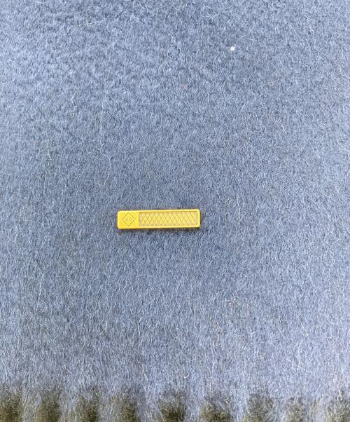 dunhill（ダンヒル）dunhill (ダンヒル) カシミヤマフラー ブラック×ネイビー 未使用品の古着・服飾アイテム