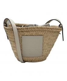 LOEWE（ロエベ）の古着「ドローストリング バケットバッグ A223222X01」｜ベージュ