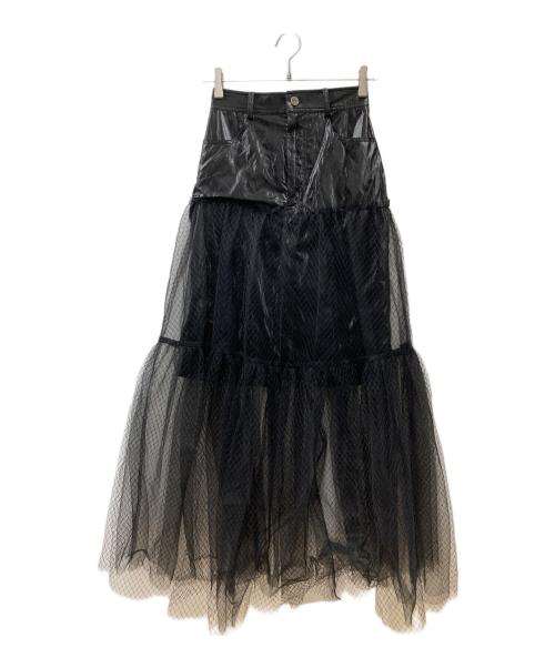 MAISON SPECIAL（メゾンスペシャル）MAISON SPECIAL (メゾンスペシャル) Metallic Hard Tulle Skirt　21241515201 ブラック サイズ:Free 未使用品の古着・服飾アイテム