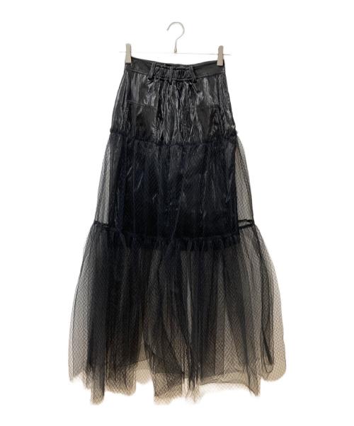 MAISON SPECIAL（メゾンスペシャル）MAISON SPECIAL (メゾンスペシャル) Metallic Hard Tulle Skirt　21241515201 ブラック サイズ:Free 未使用品の古着・服飾アイテム