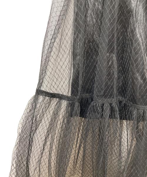 MAISON SPECIAL（メゾンスペシャル）MAISON SPECIAL (メゾンスペシャル) Metallic Hard Tulle Skirt　21241515201 ブラック サイズ:Free 未使用品の古着・服飾アイテム