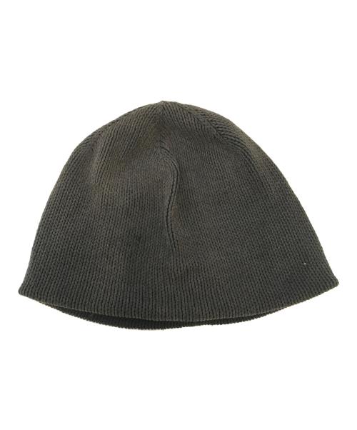 NUMBER (N)INE（ナンバーナイン）NUMBER (N)INE (ナンバーナイン) バルーンボーダーニットキャップ グレーの古着・服飾アイテム