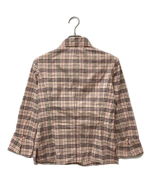 BURBERRY LONDON（バーバリーロンドン）BURBERRY LONDON (バーバリーロンドン) チェックシャツ FEF07-570-12 ピンク サイズ:36の古着・服飾アイテム