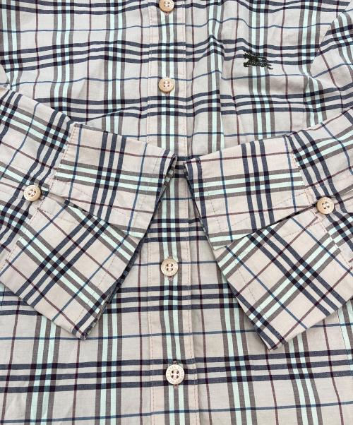 BURBERRY LONDON（バーバリーロンドン）BURBERRY LONDON (バーバリーロンドン) チェックシャツ FEF07-570-12 ピンク サイズ:36の古着・服飾アイテム