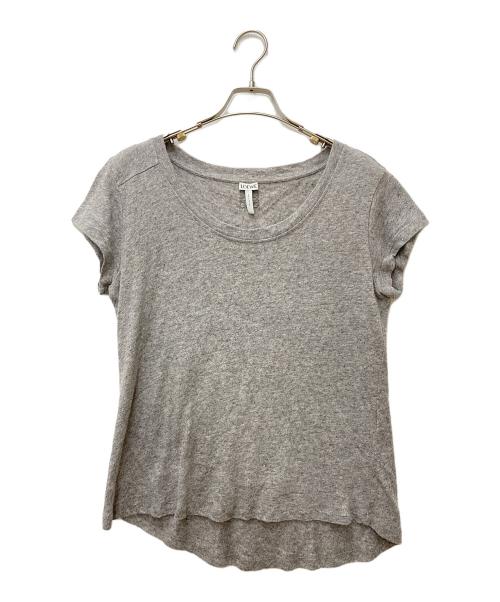 LOEWE（ロエベ）LOEWE (ロエベ) リネンニット D2189790CR グレー サイズ:Mの古着・服飾アイテム