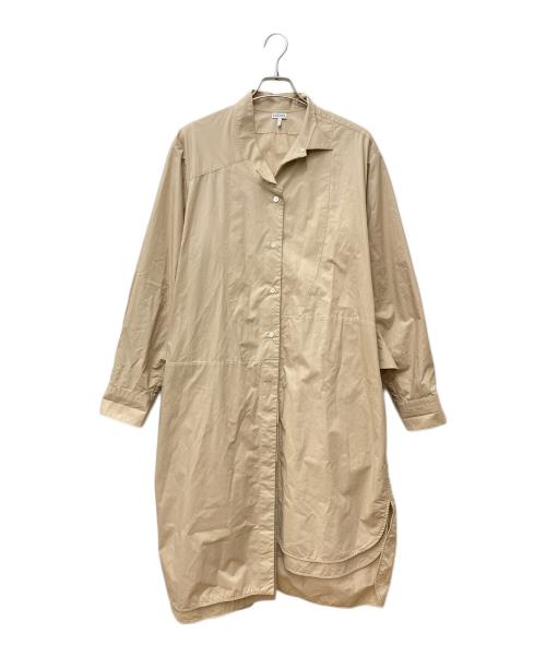 LOEWE（ロエベ）LOEWE (ロエベ) デザインシャツワンピース D2196750GA ベージュ サイズ:36の古着・服飾アイテム