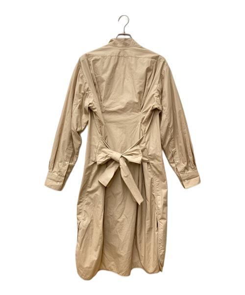 LOEWE（ロエベ）LOEWE (ロエベ) デザインシャツワンピース D2196750GA ベージュ サイズ:36の古着・服飾アイテム