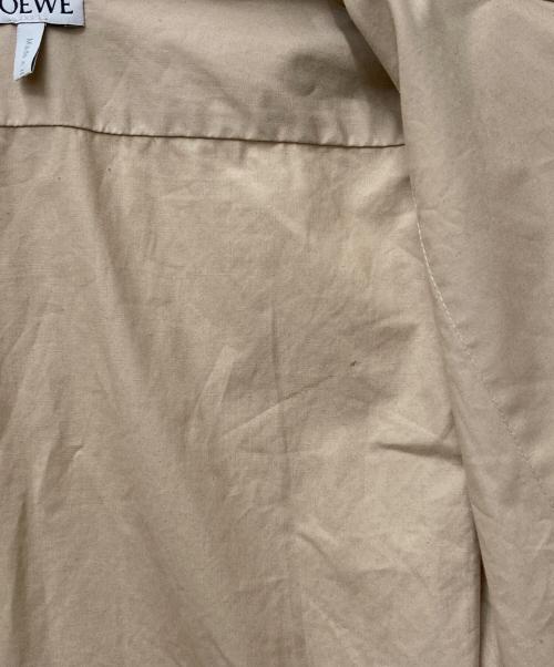 LOEWE（ロエベ）LOEWE (ロエベ) デザインシャツワンピース D2196750GA ベージュ サイズ:36の古着・服飾アイテム