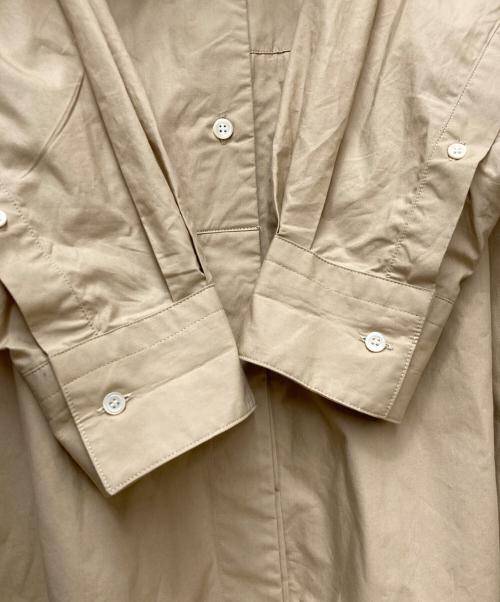 LOEWE（ロエベ）LOEWE (ロエベ) デザインシャツワンピース D2196750GA ベージュ サイズ:36の古着・服飾アイテム