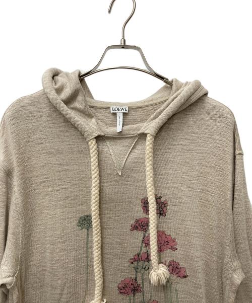 LOEWE（ロエベ）LOEWE (ロエベ) フーディーリネンワンピース S6196100CR ベージュ サイズ:Mの古着・服飾アイテム