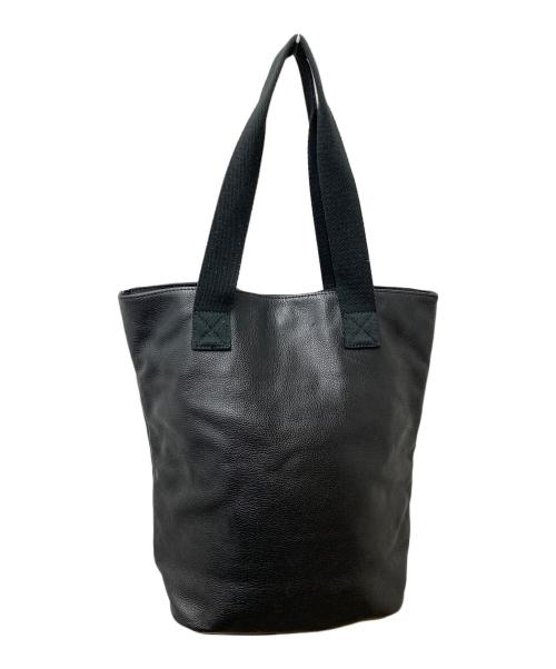EASTPAK（イーストパック）EASTPAK (イーストパック) オールレザートートバッグ ブラックの古着・服飾アイテム
