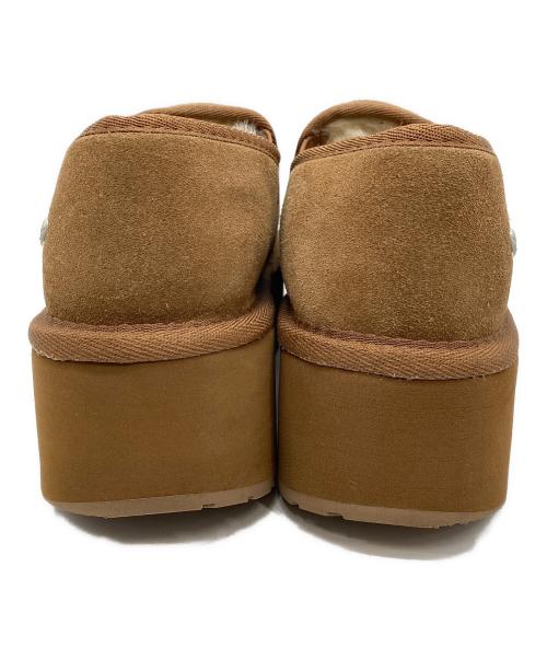 emu（エミュー）emu (エミュー) Stinger Reef Flatform　厚底ムートンシューズ ブラウン サイズ:7の古着・服飾アイテム