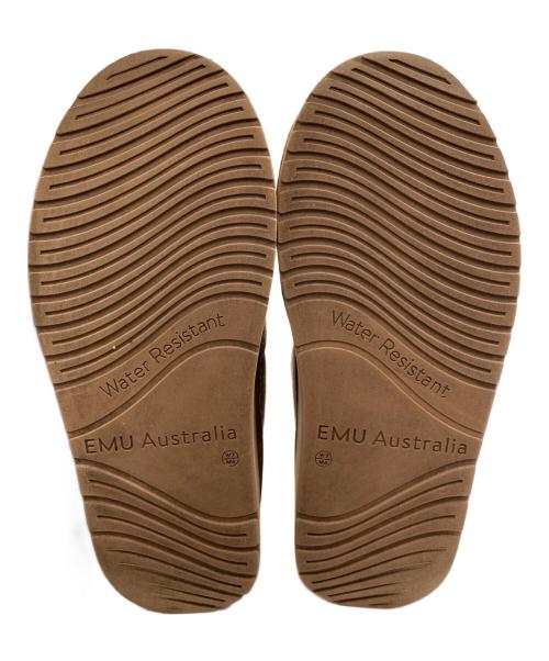 emu（エミュー）emu (エミュー) Stinger Reef Flatform　厚底ムートンシューズ ブラウン サイズ:7の古着・服飾アイテム