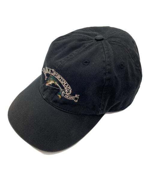POLO SPORT（ポロスポーツ）POLO SPORT (ポロスポーツ) POLO SPORT MAN 刺繍キャップ ブラック サイズ:ONE SIZEの古着・服飾アイテム