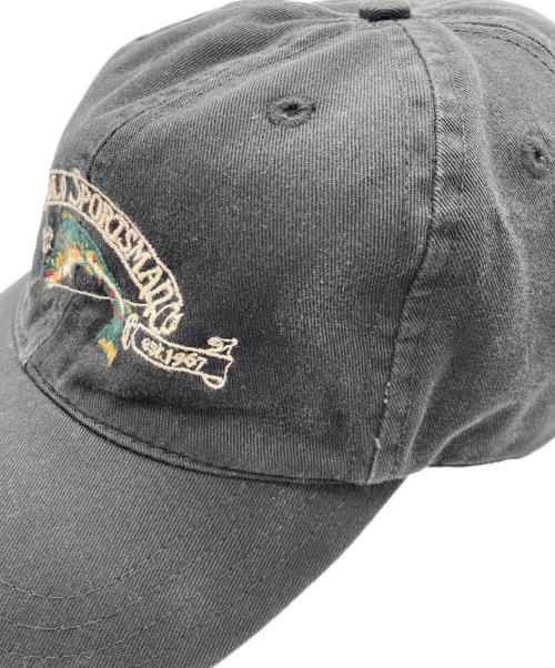 POLO SPORT（ポロスポーツ）POLO SPORT (ポロスポーツ) POLO SPORT MAN 刺繍キャップ ブラック サイズ:ONE SIZEの古着・服飾アイテム