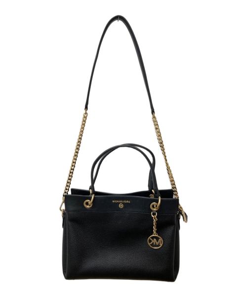 MICHAEL KORS（マイケルコース）MICHAEL KORS (マイケルコース) スーザンサッチェルミディアム2Wayバッグ　30F1GUSS2L ブラックの古着・服飾アイテム