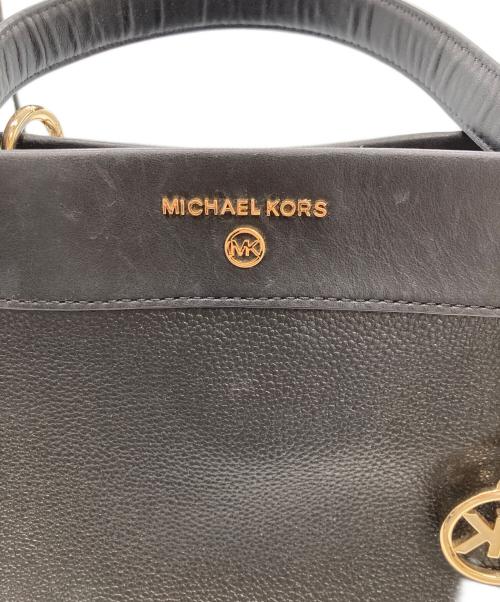 MICHAEL KORS（マイケルコース）MICHAEL KORS (マイケルコース) スーザンサッチェルミディアム2Wayバッグ　30F1GUSS2L ブラックの古着・服飾アイテム