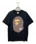 A BATHING APE（ア ベイシング エイプ）の古着「Crystal Big T-Shirt 001TEK801002M」｜ブラック