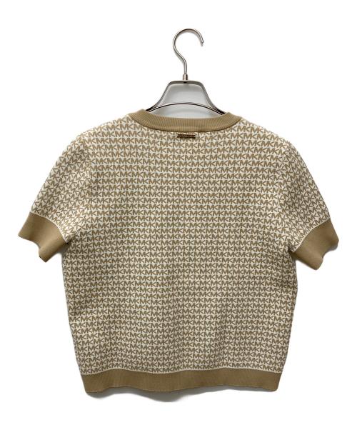 MICHAEL KORS（マイケル・コース）MICHAEL KORS (マイケルコース) ニット JU260G74GH ベージュ サイズ:L 未使用品の古着・服飾アイテム